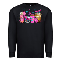 Black antisocial butterfly coffee cups Premium Sweatshirt - Zillion Design Studio