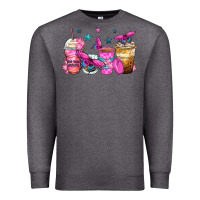 Charcoal Heather antisocial butterfly coffee cups Premium Sweatshirt - Zillion Design Studio
