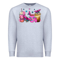 Heather Grey antisocial butterfly coffee cups Premium Sweatshirt - Zillion Design Studio