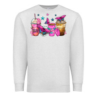 Oatmeal Heather antisocial butterfly coffee cups Premium Sweatshirt - Zillion Design Studio
