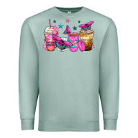 Seafoam antisocial butterfly coffee cups Premium Sweatshirt - Zillion Design Studio