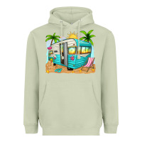 Matcha summer caravan Heavyweight Hoodie - texasbilliewilder