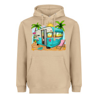 Mushroom summer caravan Heavyweight Hoodie - texasbilliewilder