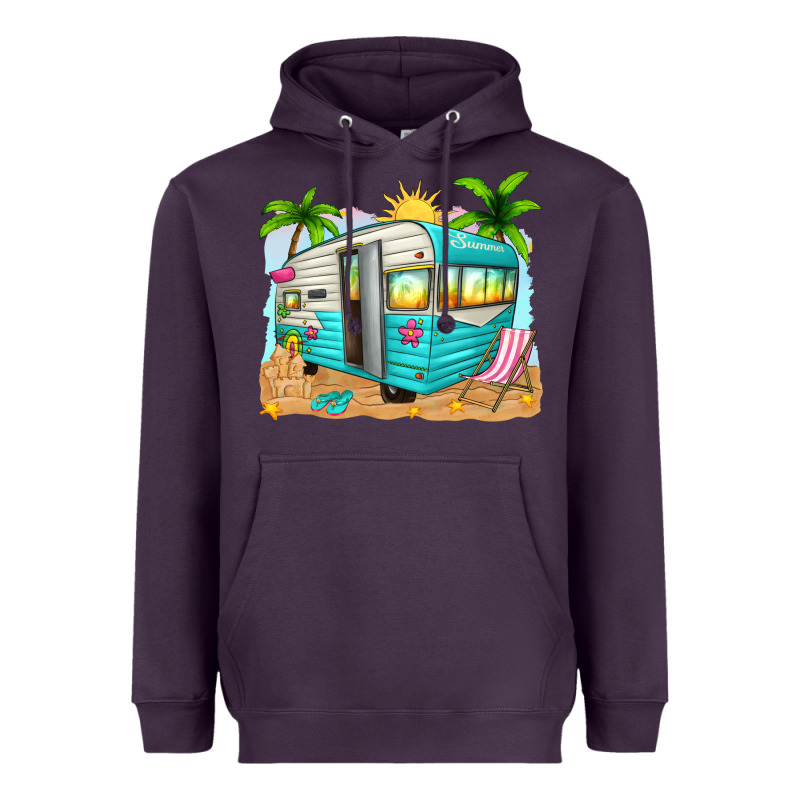 Summer Caravan Heavyweight Hoodie by texasbilliewilder | Teevron