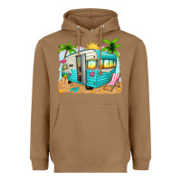 Toasted Coconut summer caravan Heavyweight Hoodie - texasbilliewilder