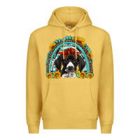 Antique Gold german shorthaired pointer western rainbow Premium Hoodie - Artiststas