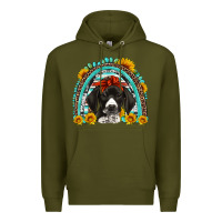 Army Green german shorthaired pointer western rainbow Premium Hoodie - Artiststas