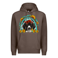 Coffee german shorthaired pointer western rainbow Premium Hoodie - Artiststas