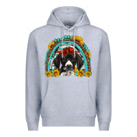 Heather Grey german shorthaired pointer western rainbow Premium Hoodie - Artiststas