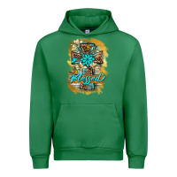 Emerald western cross blessed lily butterfly Urban Hoodie - BarkalooDesign