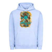 Pigment Grape Ice western cross blessed lily butterfly Urban Hoodie - BarkalooDesign