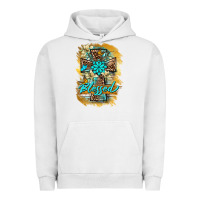 Pigment Lunar Rock western cross blessed lily butterfly Urban Hoodie - BarkalooDesign