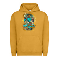 Pigment Peanut Butter western cross blessed lily butterfly Urban Hoodie - BarkalooDesign