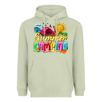 Matcha summer camping Heavyweight Hoodie - texasbilliewilder