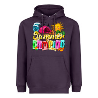 Plum summer camping Heavyweight Hoodie - texasbilliewilder