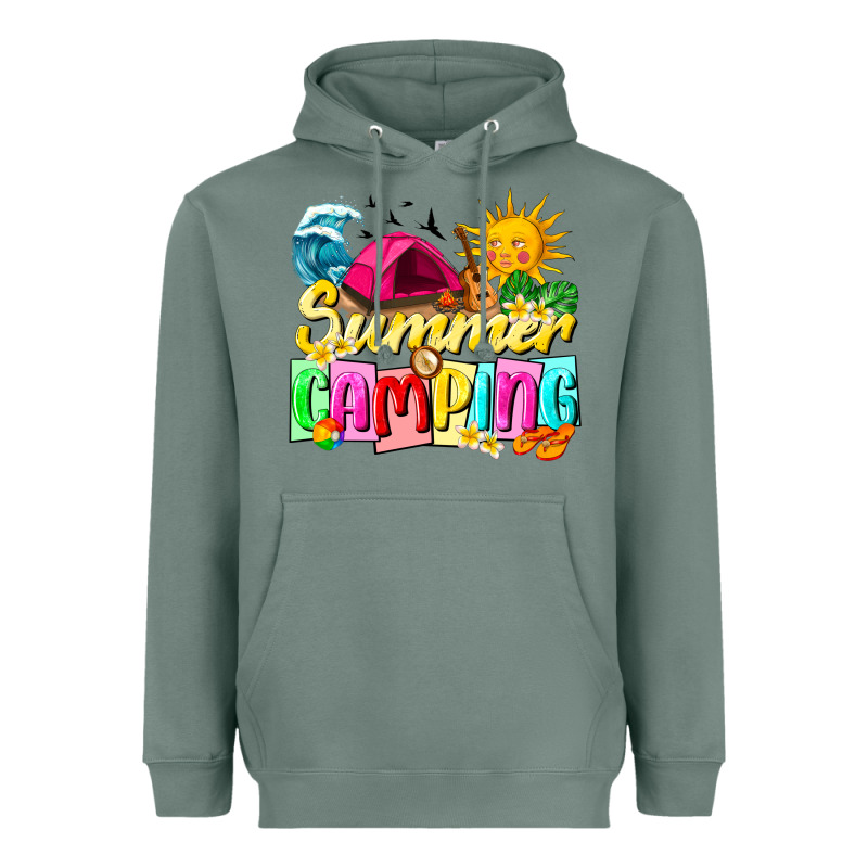 Summer Camping Heavyweight Hoodie by texasbilliewilder | Teevron