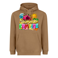 Toasted Coconut summer camping Heavyweight Hoodie - texasbilliewilder