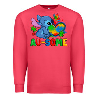 Cardinal ausome stitch autism Premium Sweatshirt - Zillion Design Studio
