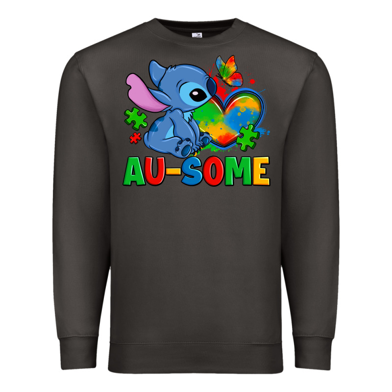 Ausome Stitch Autism Premium Sweatshirt by Zillion Design Studio | Teevron