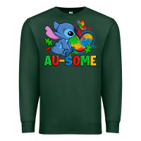 Sports Green ausome stitch autism Premium Sweatshirt - Zillion Design Studio