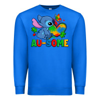 True Royal ausome stitch autism Premium Sweatshirt - Zillion Design Studio