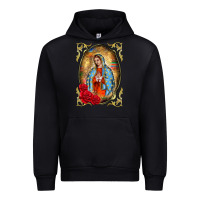 Black our lady of guadalupe frame Urban Hoodie - BarkalooDesign