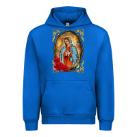Cobalt our lady of guadalupe frame Urban Hoodie - BarkalooDesign