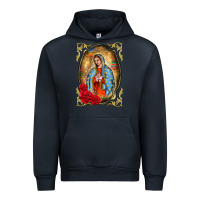 Navy our lady of guadalupe frame Urban Hoodie - BarkalooDesign