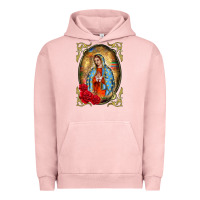 Pigment Salmon our lady of guadalupe frame Urban Hoodie - BarkalooDesign