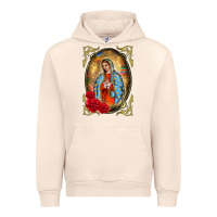 Sandshell our lady of guadalupe frame Urban Hoodie - BarkalooDesign