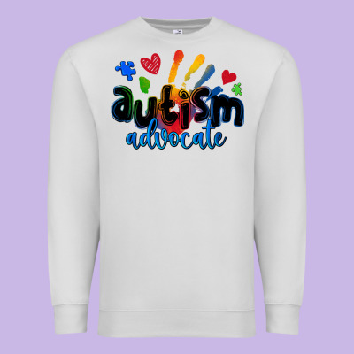 Autism Advocate Premium Sweatshirt Designed By Zillion Design Studio