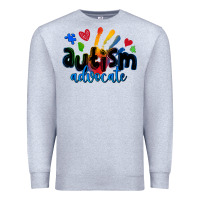 Heather Grey autism advocate Premium Sweatshirt - Zillion Design Studio