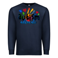 Navy autism advocate Premium Sweatshirt - Zillion Design Studio