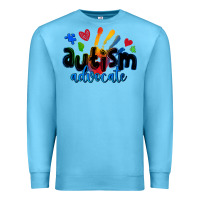 Ocean Blue autism advocate Premium Sweatshirt - Zillion Design Studio