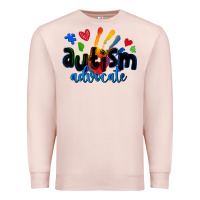 Pale Pink autism advocate Premium Sweatshirt - Zillion Design Studio