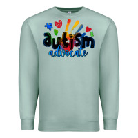 Seafoam autism advocate Premium Sweatshirt - Zillion Design Studio