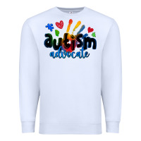 White autism advocate Premium Sweatshirt - Zillion Design Studio