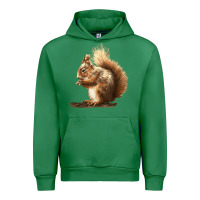 Emerald Squirrels Urban Hoodie - LillyAllenDesigns