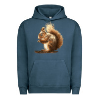 Pigment Midnight Navy Squirrels Urban Hoodie - LillyAllenDesigns