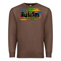 Chestnut autism american flag Premium Sweatshirt - Zillion Design Studio