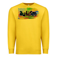 Lemon autism american flag Premium Sweatshirt - Zillion Design Studio