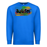True Royal autism american flag Premium Sweatshirt - Zillion Design Studio