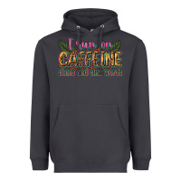 Smoke i run on caffeine chaos and cuss words Heavyweight Hoodie - Zillion Design Studio