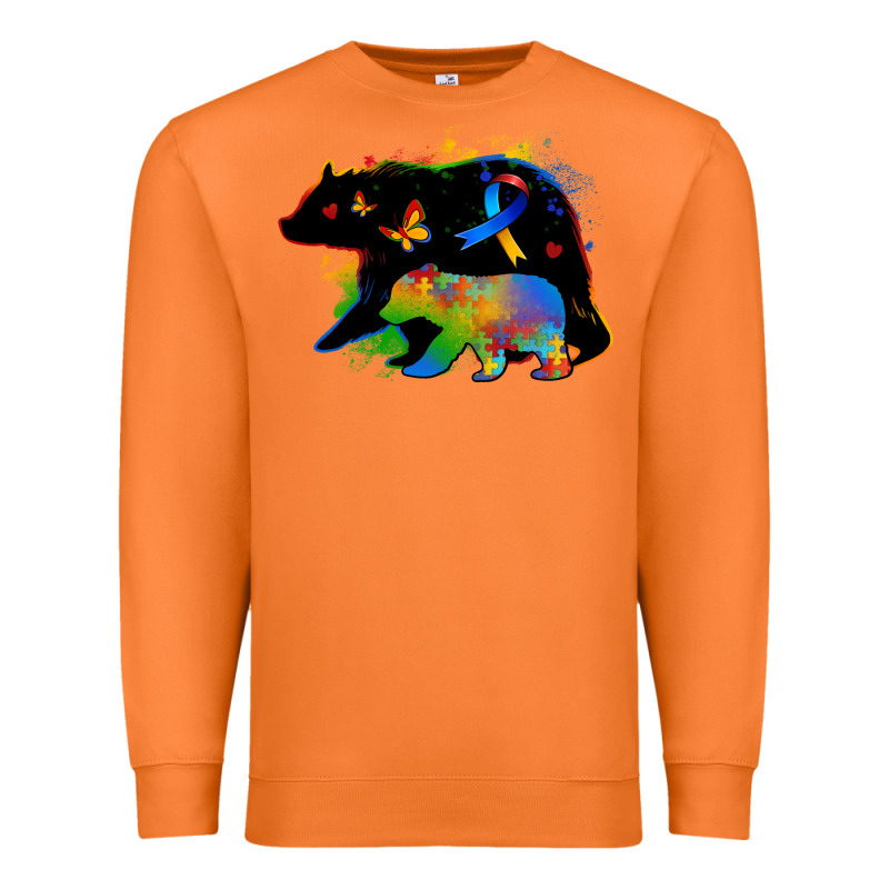 Autism Mama Bear Premium Sweatshirt by Zillion Design Studio | Teevron
