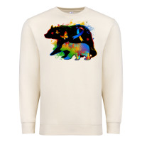 Sandshell autism mama bear Premium Sweatshirt - Zillion Design Studio