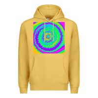 Antique Gold tye die pattern Premium Hoodie - RanaPortraitStore