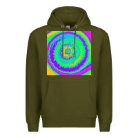 Army Green tye die pattern Premium Hoodie - RanaPortraitStore