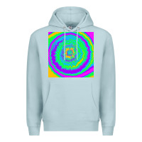 Blue Mist tye die pattern Premium Hoodie - RanaPortraitStore