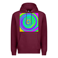 Burgundy tye die pattern Premium Hoodie - RanaPortraitStore