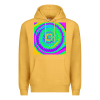 Mustard tye die pattern Premium Hoodie - RanaPortraitStore